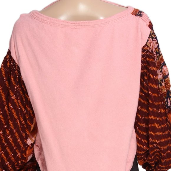 Free People Light Magic Henley Balloon Sleeve Top New XS - Picture 6 of 7